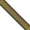 Designer's Shop JL 132 Jacquard metallic Gold Celtic ribbon trim 1-3/8” (35mm) x 9 yard